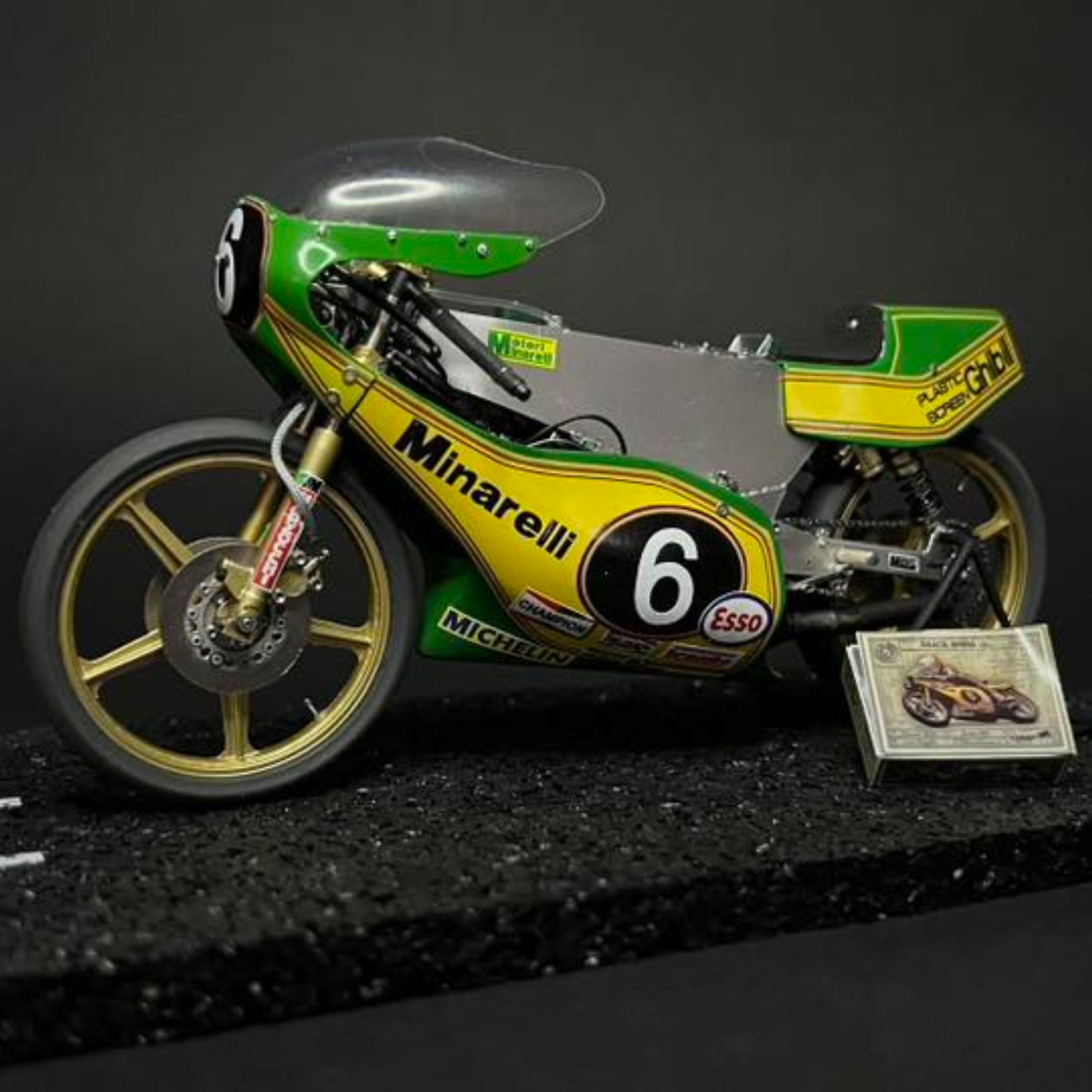 BRACH MODEL, kit 1:12, MINARELLI 125cc, 1981, Loris Reggiani
