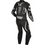 Thumbnail: MUGENRACE, LS2-2412 fato pele 2 peças PREDATOR preto/branco