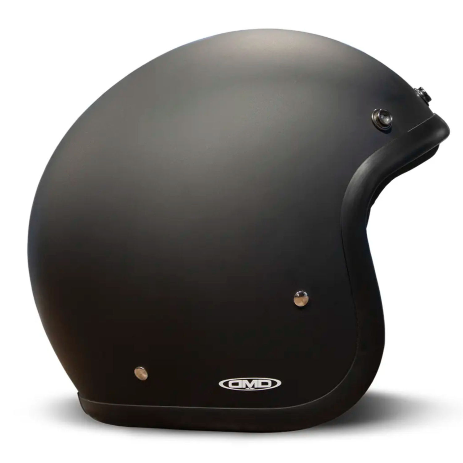 DMD, capacete aberto, JET Retro Matt Black