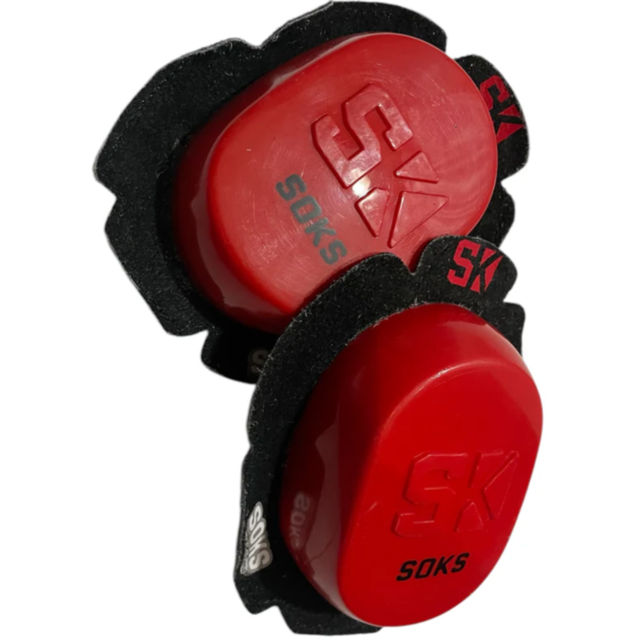 SOKS, deslizadores/joelhos (par) RACE vermelho