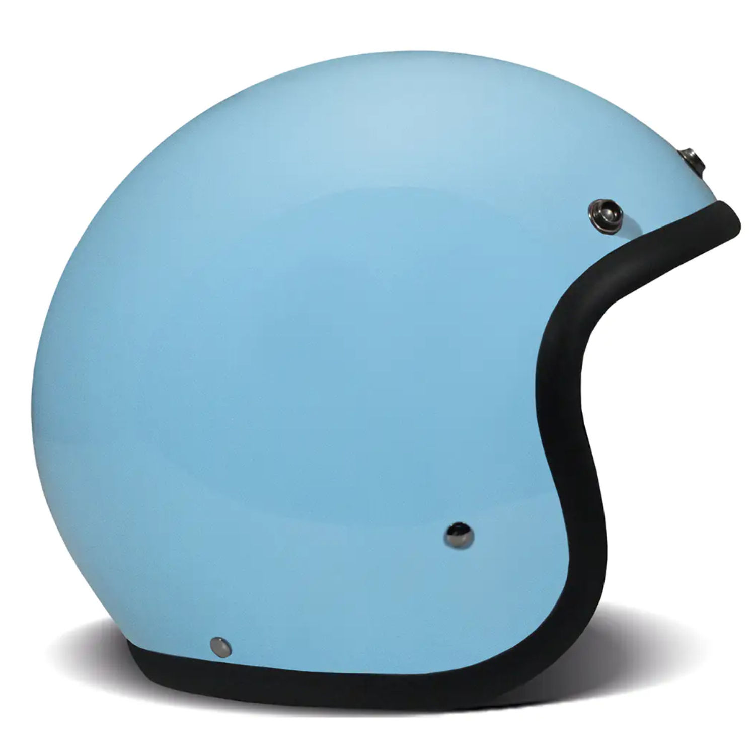 DMD, capacete aberto, JET Retro Light Blue