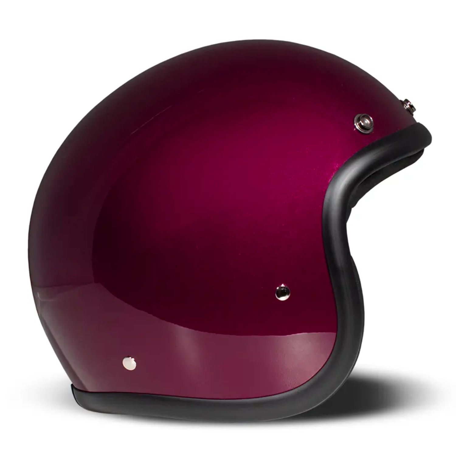 DMD, capacete aberto, JET Retro Purple Solid