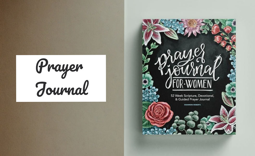 Guided Prayer Journal for women