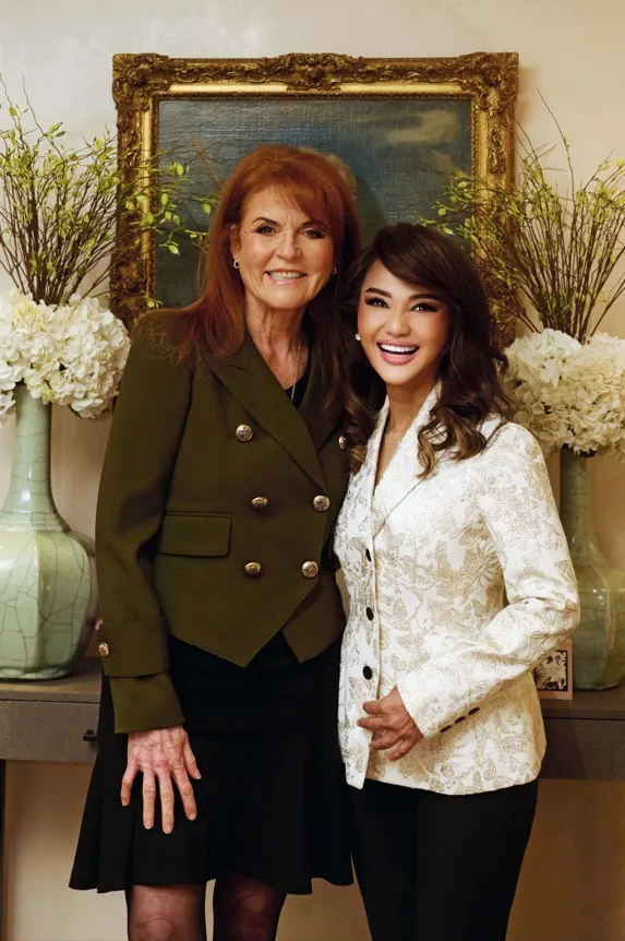 : HELLO! Magazine  When East meets West in its most elegant form—Dr. DDnard and Duchess of York, united in grace, legacy, and a quiet mission to heal the world from within.
