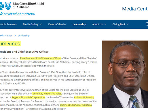 Blue Cross Blue Shield, EAMC Destroying Healthcare System in Alabama