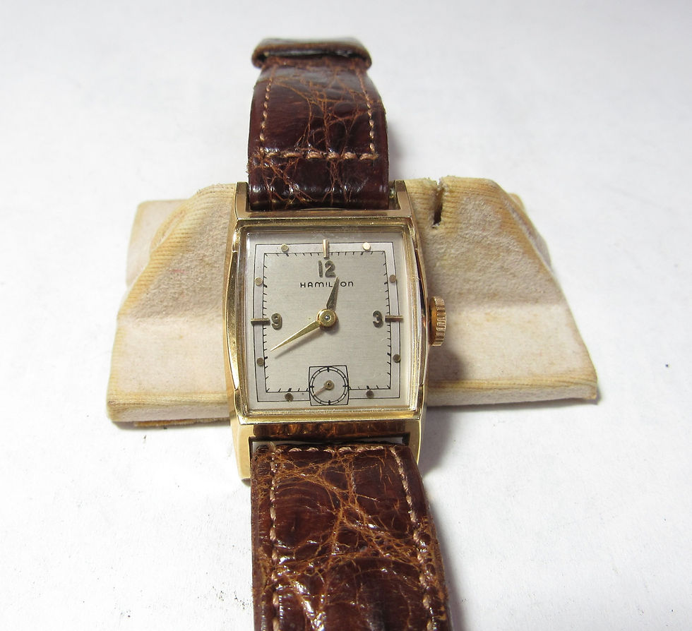 Hamilton 19 Jewel Gold Filled Wrist Watch Model 982 / Runs