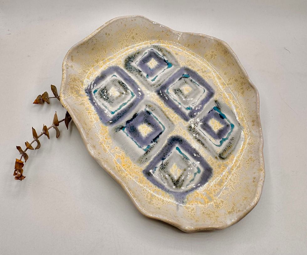 Thumbnail: Organic Plate Art Deco - Small