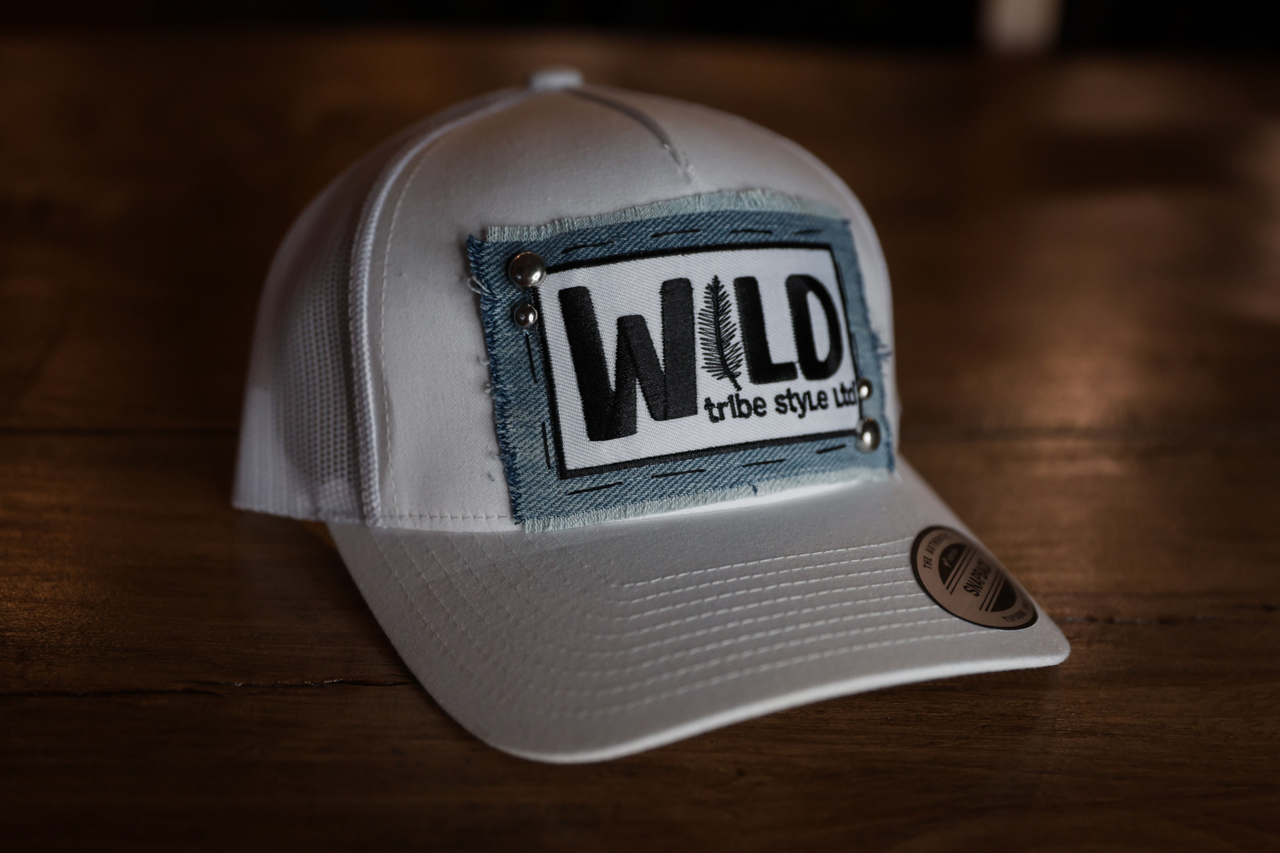 Wild Tribe Style Cap | White