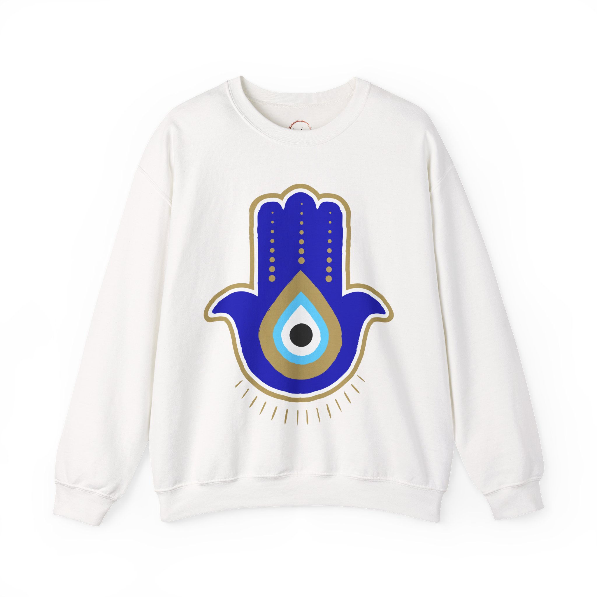 Hamsa Evil Eye Sweater
