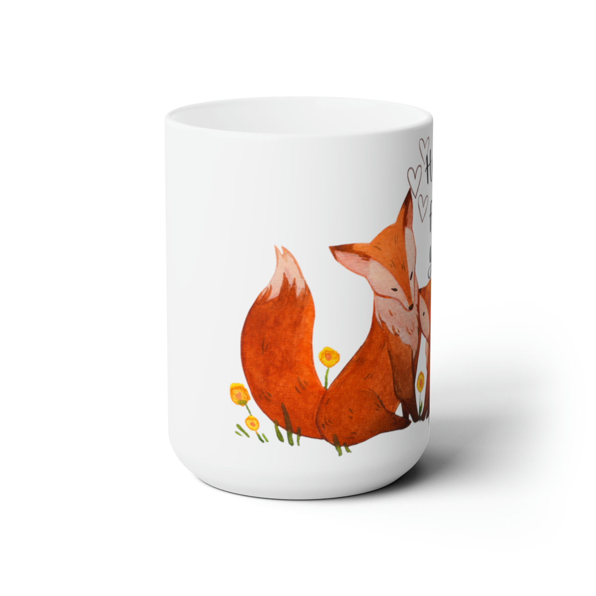 Adorable Fall Ceramic Mug 15oz