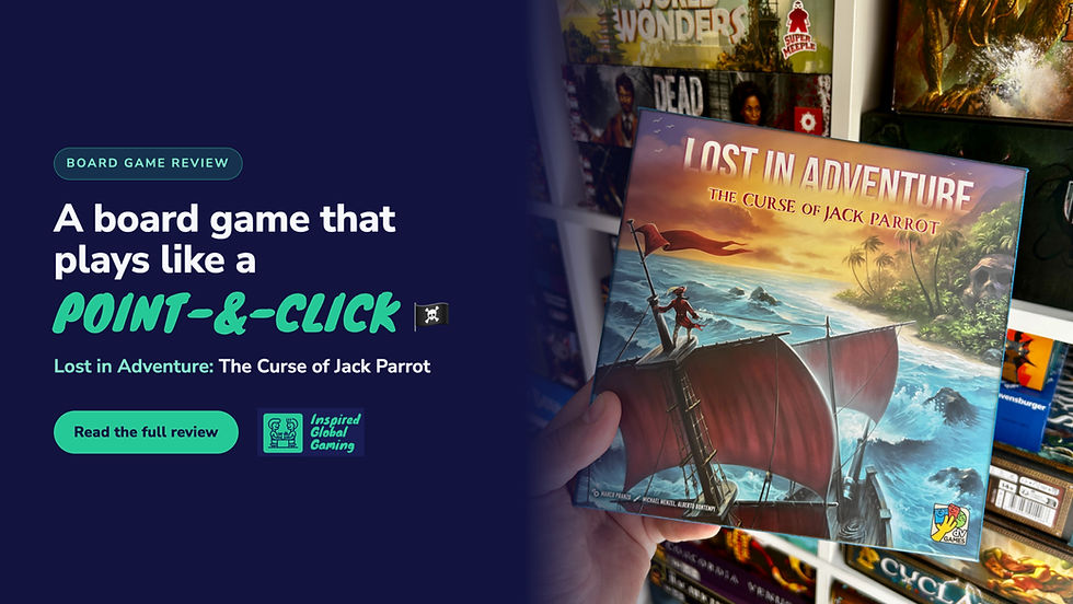 Lost in Adventure : un point & click posé sur la table, à savourer à deux