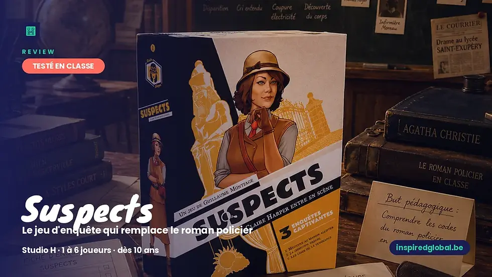 Suspects en cours de français : quand un jeu d'enquête remplace le roman policier