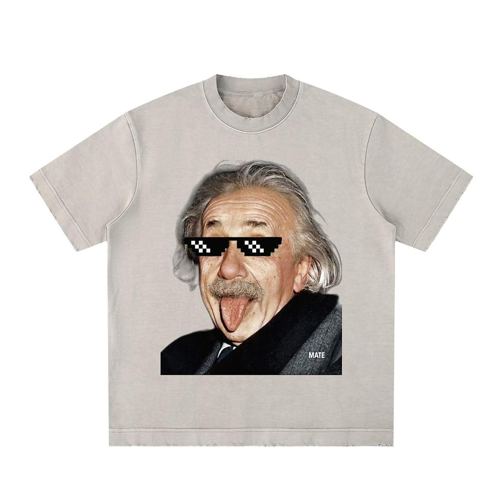 Thumbnail: ALBERT Heavyweight Vintage Washed Frayed T-Shirt