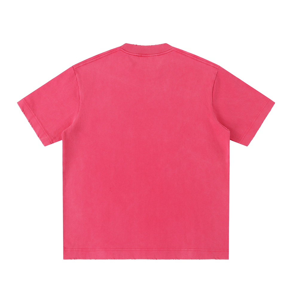 Thumbnail: ALBERT Heavyweight Vintage Washed Frayed T-Shirt