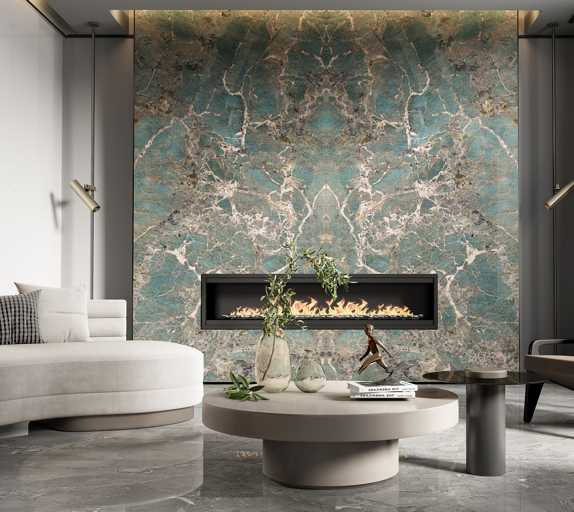 large format tiles, fireplace tiles