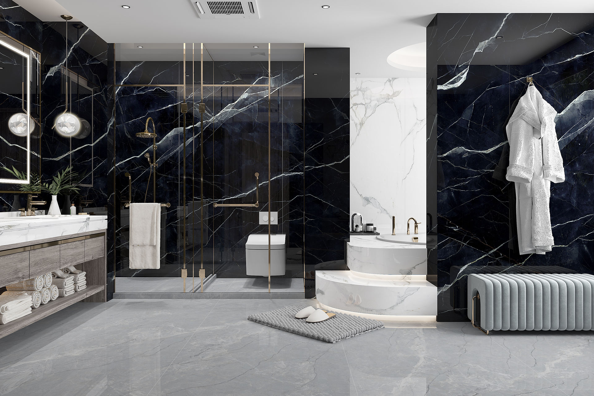 large format bathroom shower tile