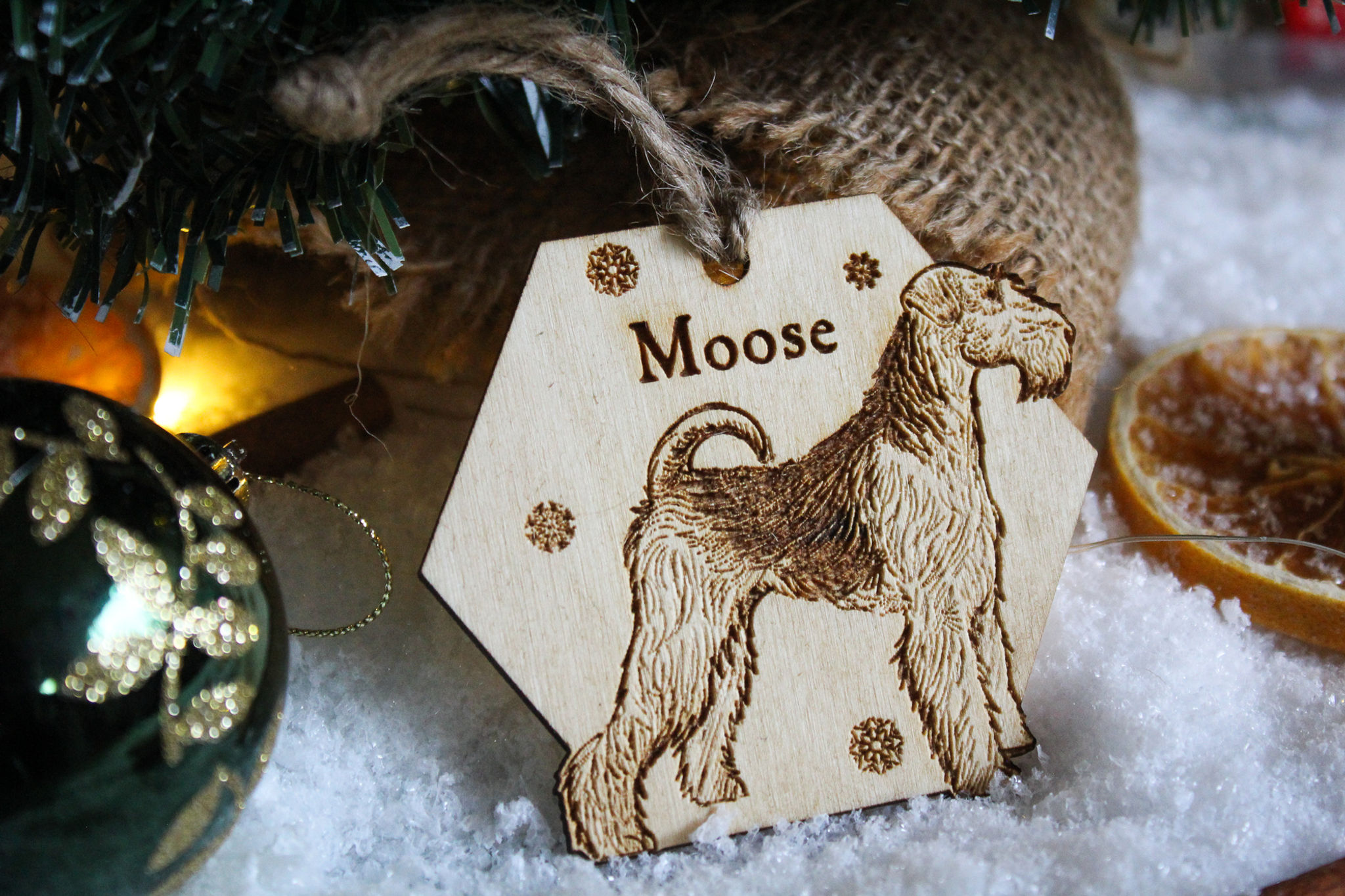 Airedale Terrier Bauble