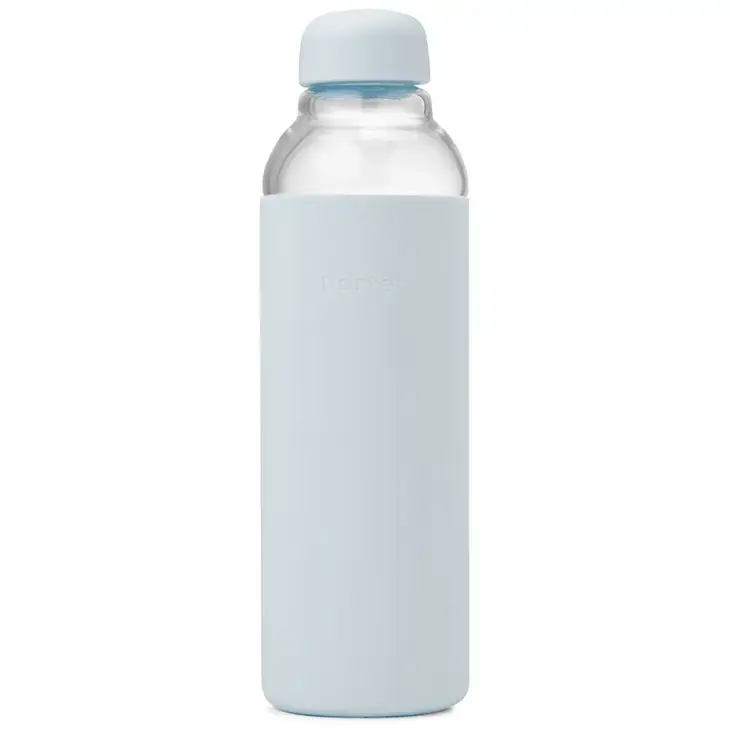 Thumbnail: Porter Reusable Glass Water Bottle w/ Silicone Wrap
