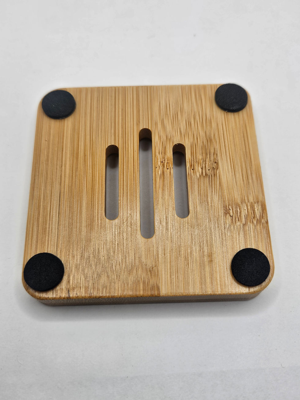 Thumbnail: Bamboo Dish Soap Holder - Square