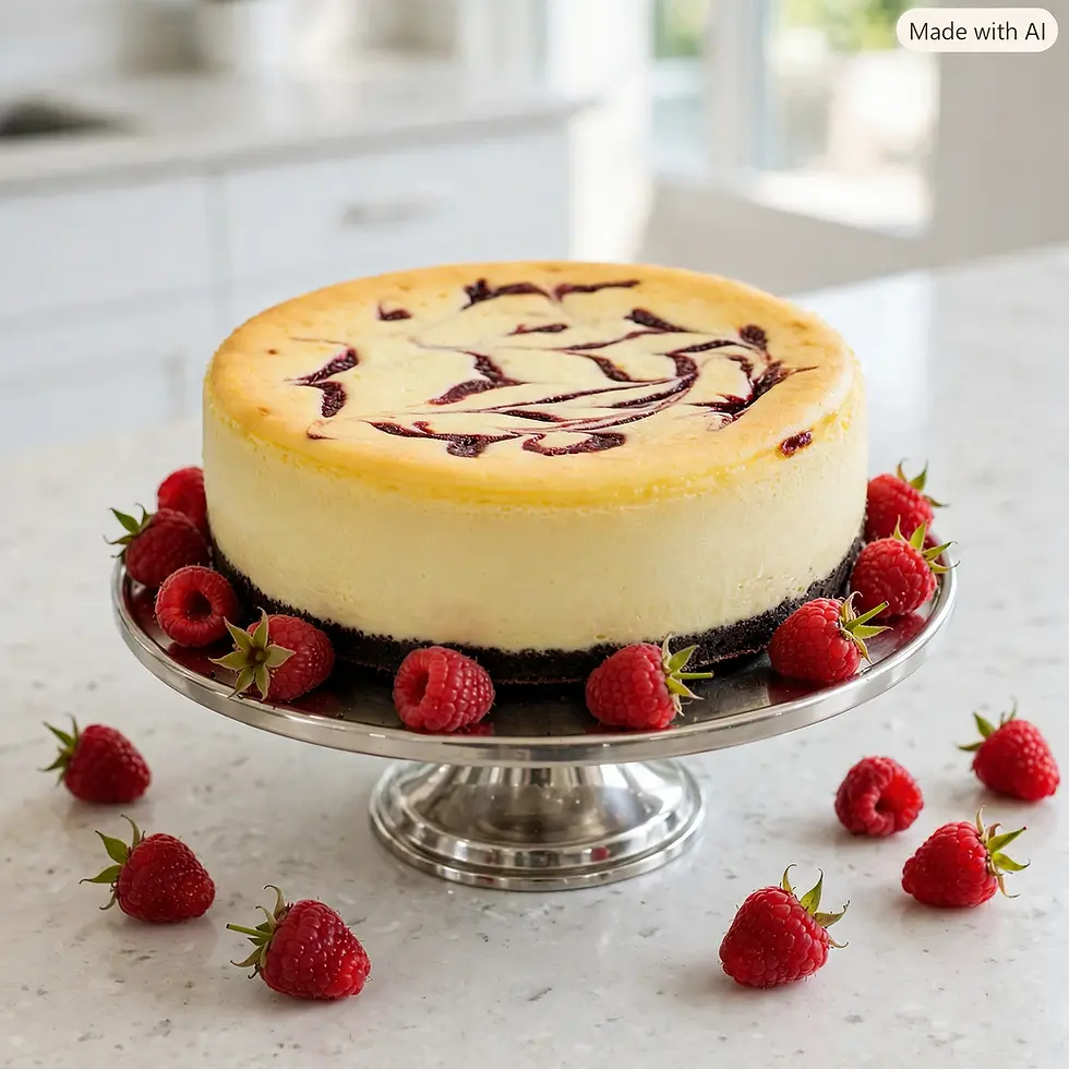 white chocolate raspberry cheesecake