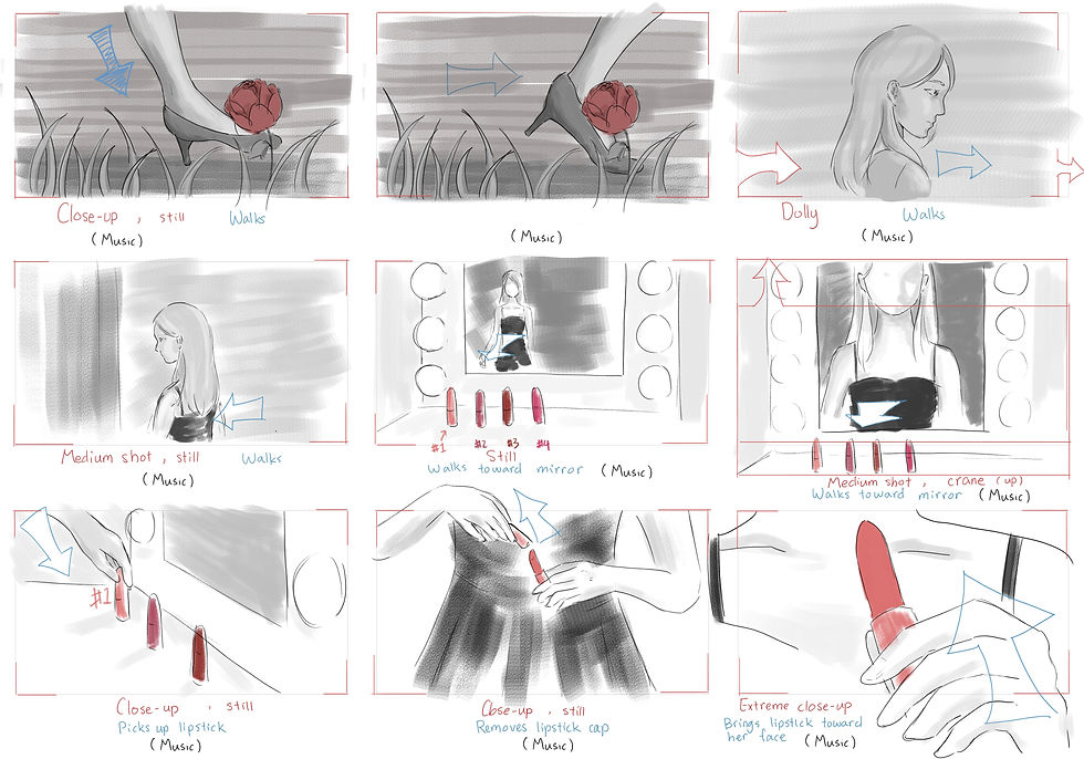 Commercial Design Storyboard