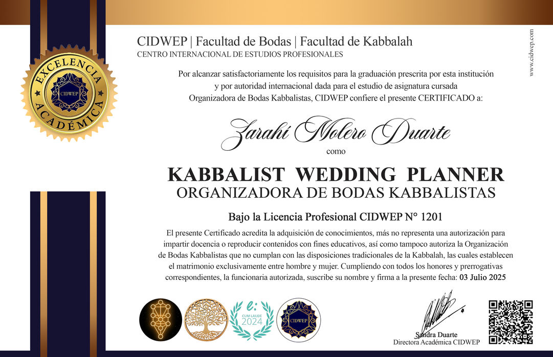 Zarahí Molero Duarte, Jewish Wedding Planner para Bodas Judías en México - JEZA Weddings