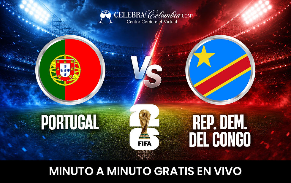 Partido Portugal vs. República Democrática del Congo EN VIVO. Vive el minuto a minuto con los goles, tarjetas amarillas, tarjetas rojas, análisis, comentarios y más.