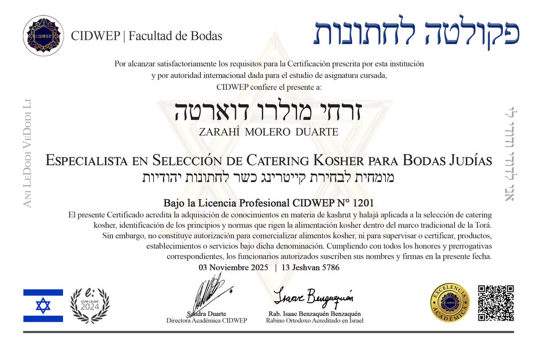 Zarahí Molero Duarte, Jewish Wedding Planner para Bodas Judías en México - JEZA Weddings