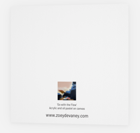 Thumbnail: 'Go with the Flow' Greeting Card