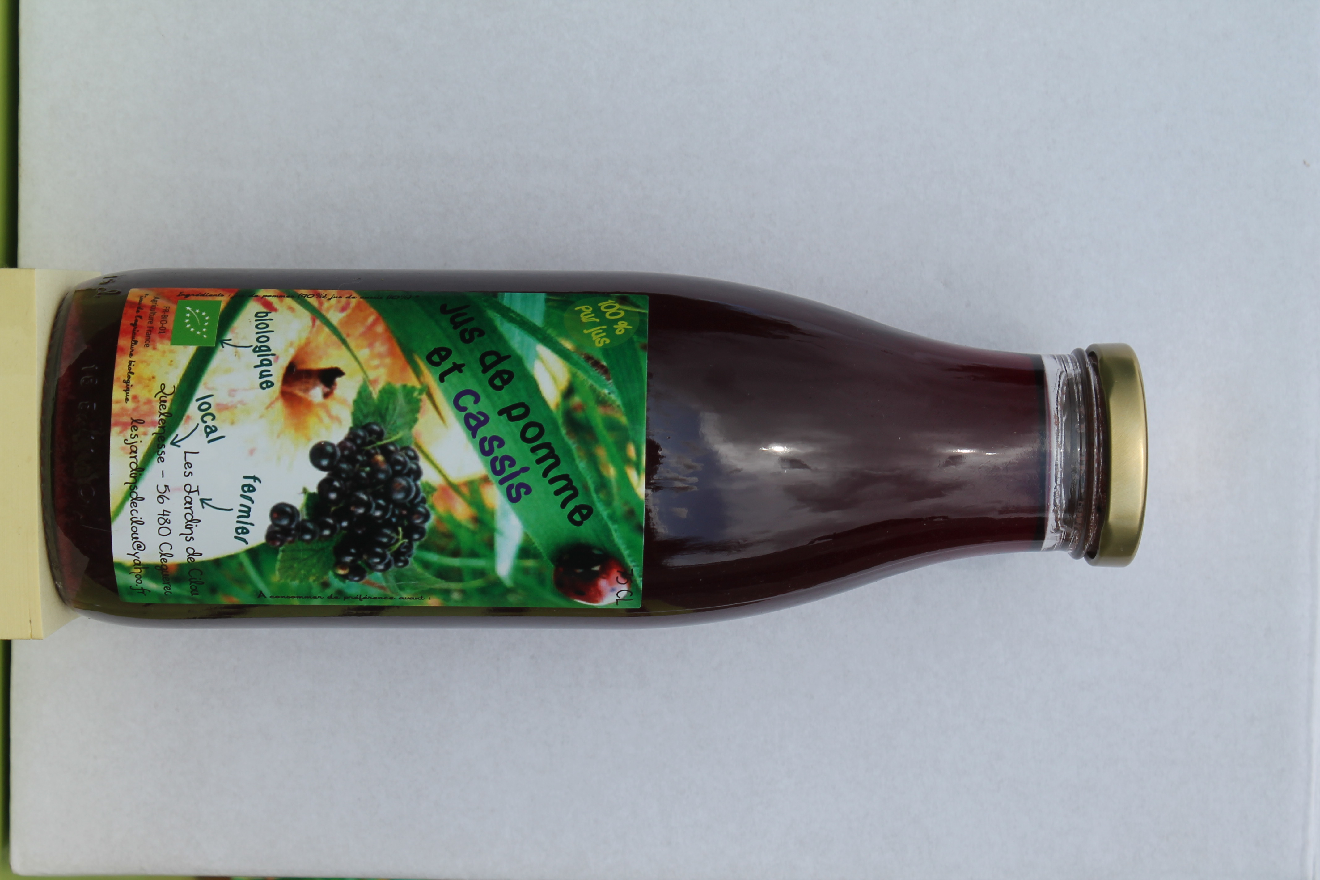 Jus pomme-cassis 0.75L