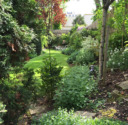 Végétalisation d'un jardin de ville