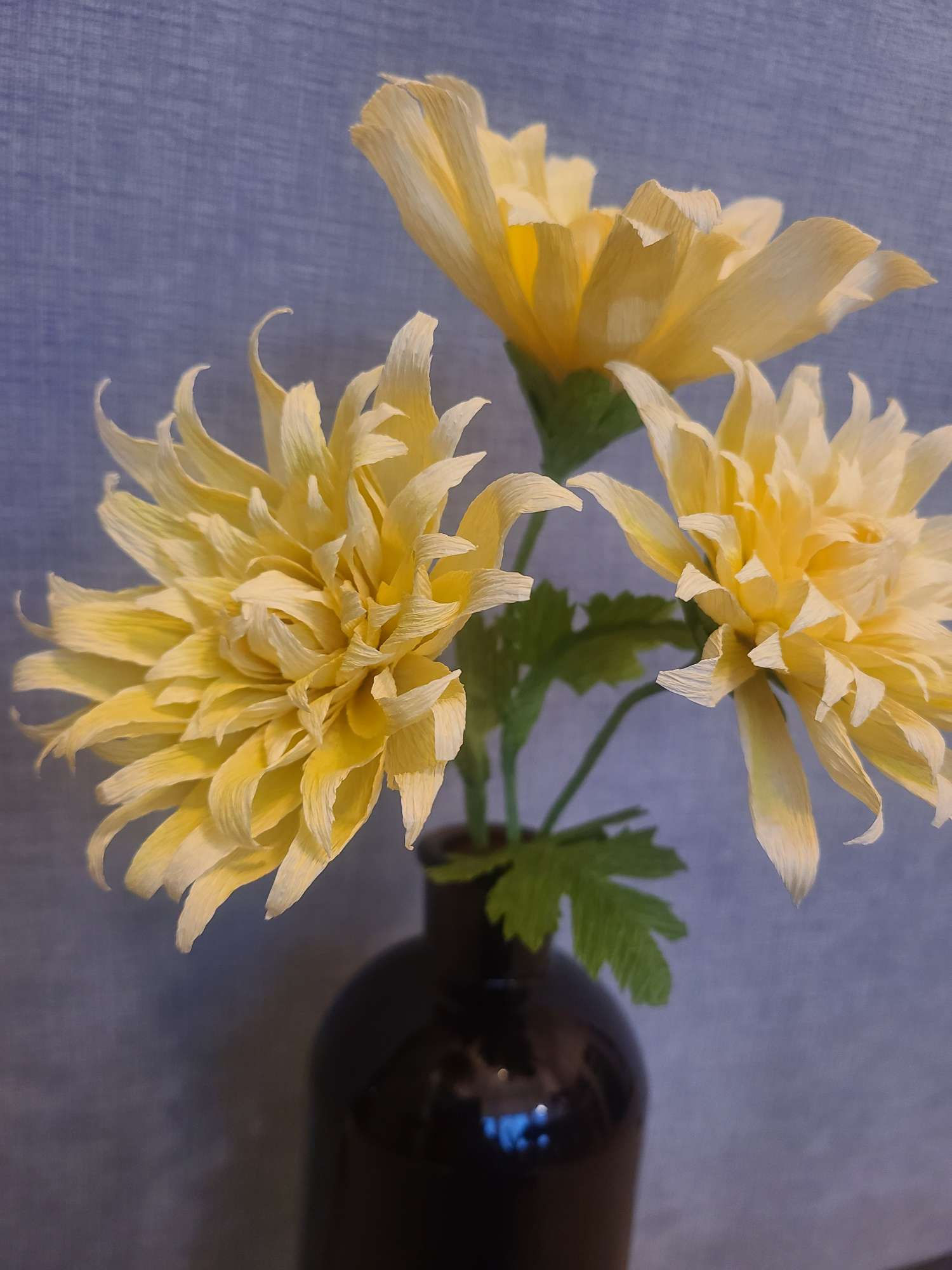 Crepe Paper Chrysanthemum Bundle