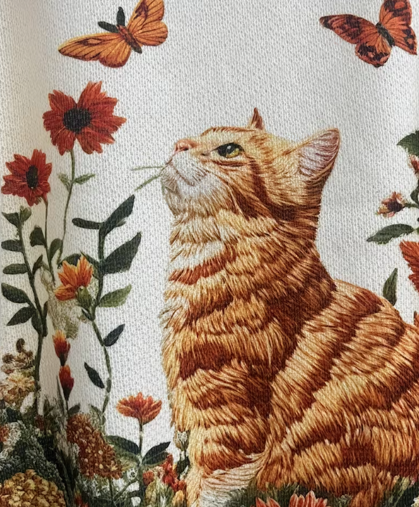 Miniatura: Sweater "Corazón Negro: Edición Alma Felina" – Suéter de Tejido Artístico Gato