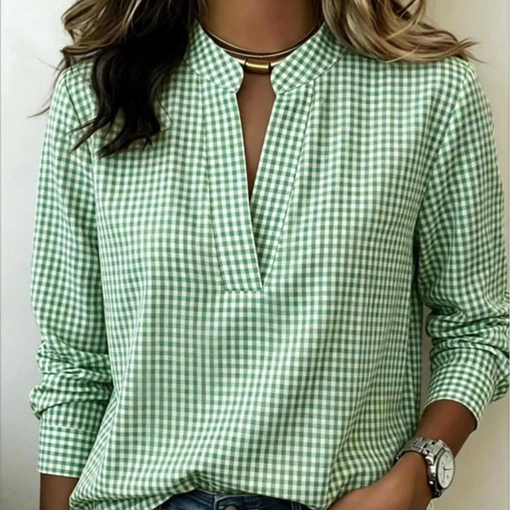 Loose Autumn Winter Solid Color Plaid Daily Comfortable Fashionable Elegant Comm