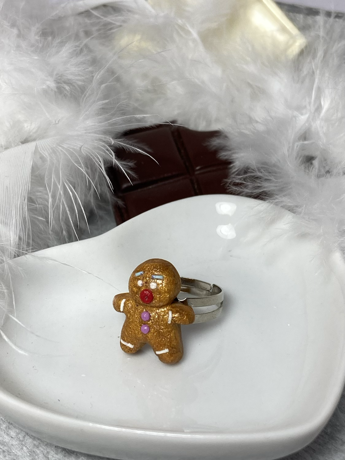 Bague  Mr mini pain d épice 