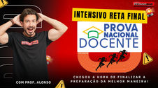 Aulas exclusivas da Maratona Reta Final PND da Pedagoflix com Professor Alonso para revisão e preparação completa