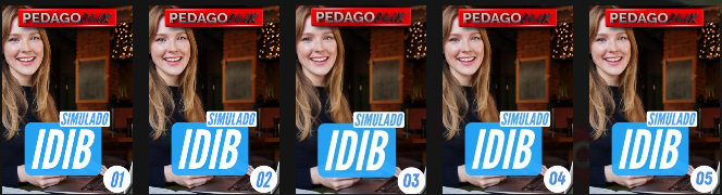 Simulado IDIB da Pedagoflix com questões comentadas para concursos da área da educação e preparação completa para provas de professores