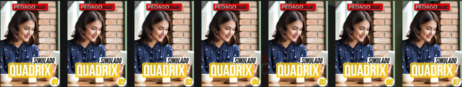 Simulados da banca Quadrix da Pedagoflix com questões atualizadas, estilo certo ou errado, desempenho em tempo real e preparação completa para concursos da Educação.