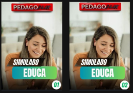 Treine com simulados par banca Educa
