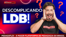 Professor Alonso explicando a LDB para concursos de educação com aulas objetivas na Pedagoflix.