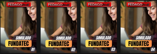 Simulados FUNDATEC para concursos da Educação na Pedagoflix, com questões para professores e pedagogos, preparação para provas de concursos públicos e prática de conhecimentos específicos para aumentar as chances de aprovação.