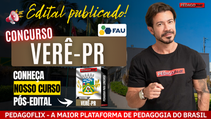 Candidato estudando para o concurso de Verê 2026 com materiais completos da área da Educação e preparação antecipada.