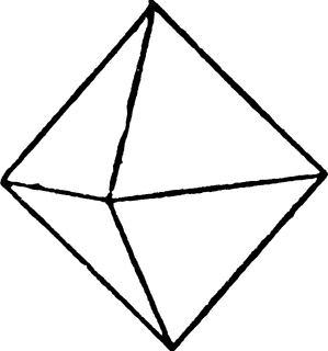 Figure 8: Octahedral crystalline shape. Source: Google Images.