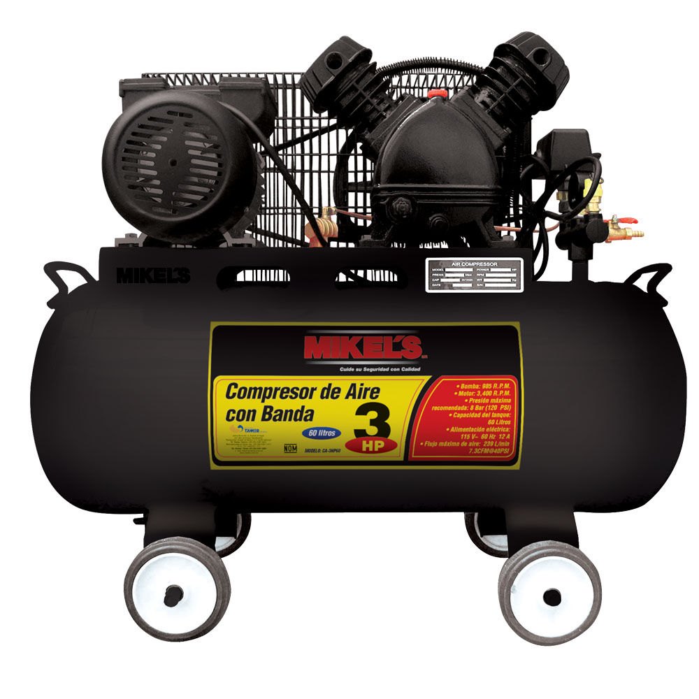COMPRESOR DE AIRE 3HP CON BANDA