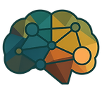 Icon representing tips and tricks, featuring a brain with connected nodes.
