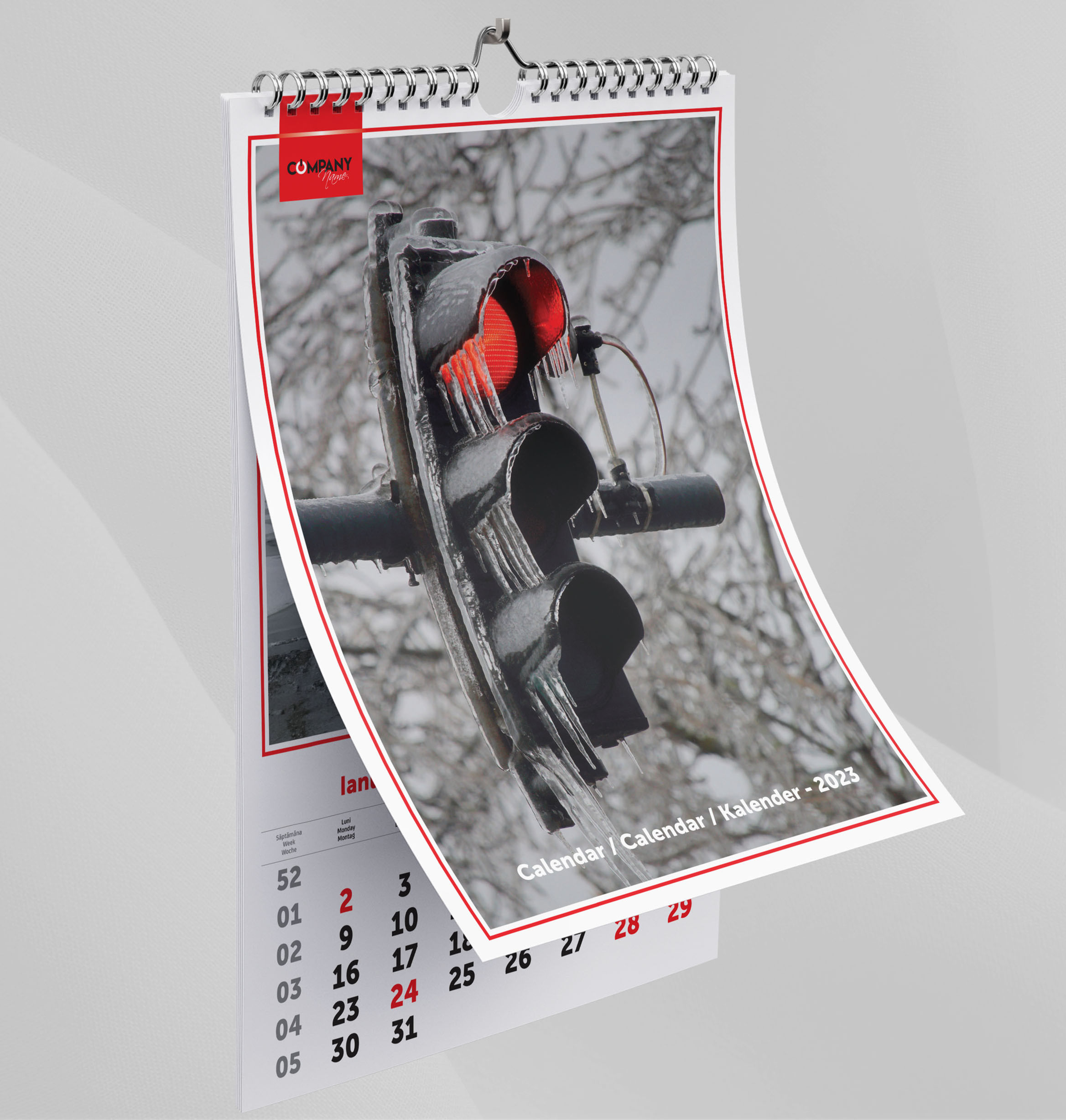 Calendar Rosu si Negru - 62 (bis)