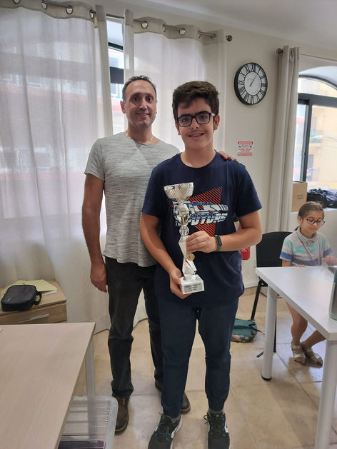 Gabriel Gauci wins Kids Rapid U/12 October Event