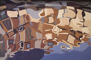 Pittura intitolata 60° N Canale a San Pietroburgo