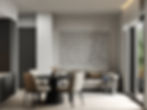 Designer living room at Azulis luxury holiday rental in Olbia, Sardinia