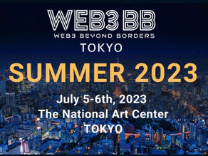 WEB3 BB TOKYO SUMMER 2023のメインビジュアル